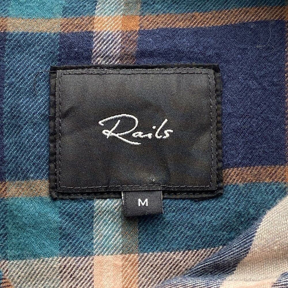 Rails Heathrow Mixed Plaid Brando Button Down Shi… - image 12